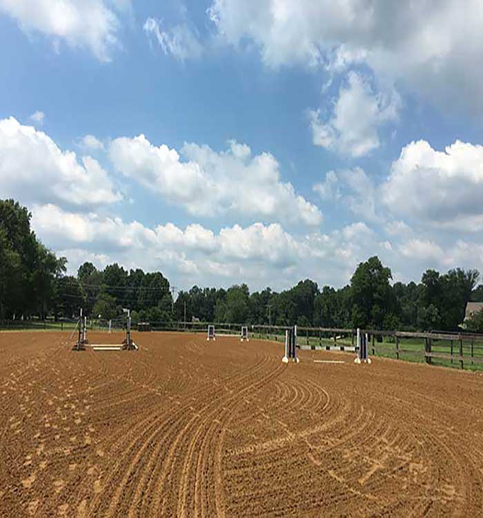 Big ground for horse racing